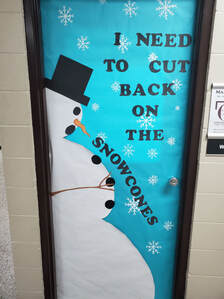 Christmas Door Competition - Whiteside Area Career Center